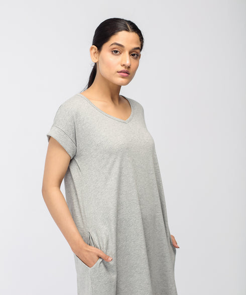 Women's V-Neck Maxi Dress